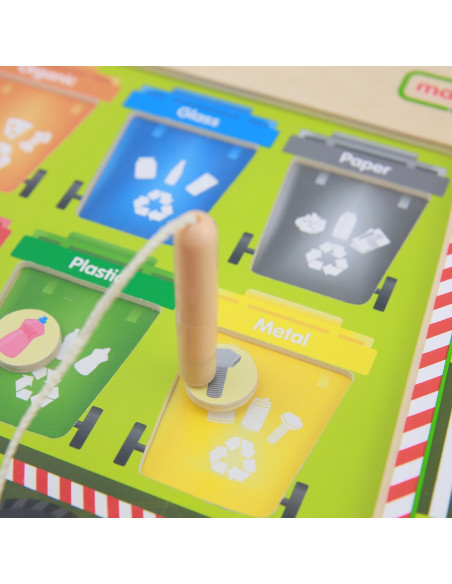 Sortowanie Śmieci Segregowanie Odpadów Edukacyjna Tabliczka Dla Dzieci Masterkidz