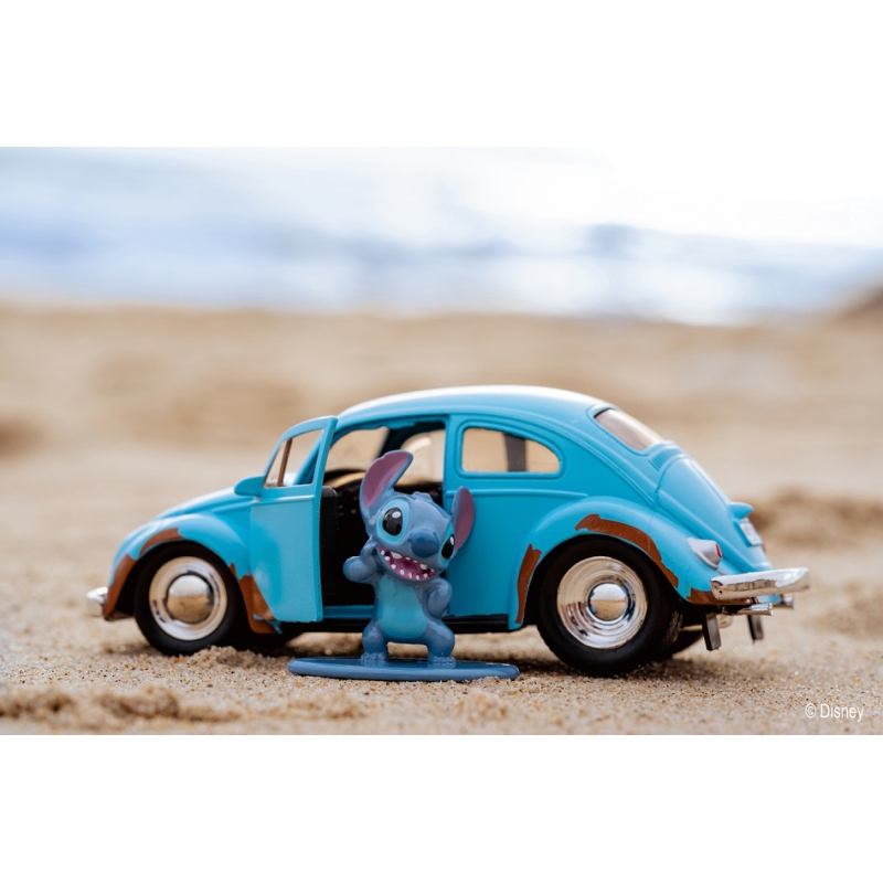 JADA Disney Volkswagen Beetle Stitch Figurka 1:32 Samochód Lilo