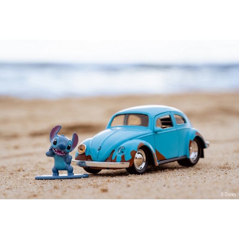 JADA Disney Volkswagen Beetle Stitch Figurka 1:32 Samochód Lilo