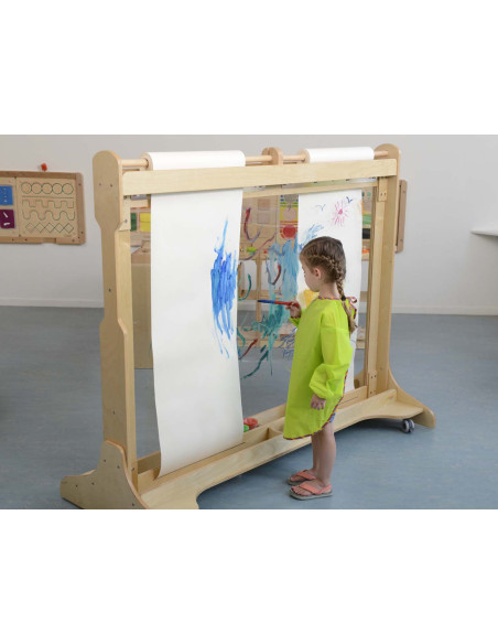 Ogromne Okienko Do Malowania Masterkidz Uchwyt Na Rolki Papieru 2 w 1