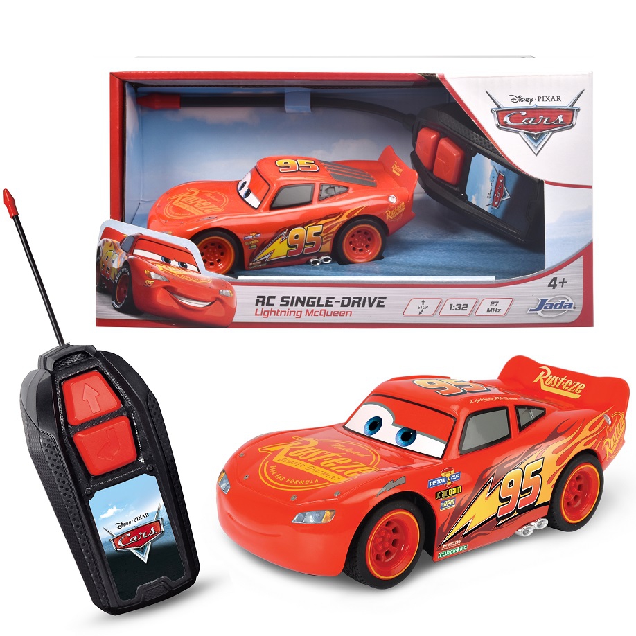 Disney auta zygzak mcqueen cars rc zdalnie sterowany 1:32