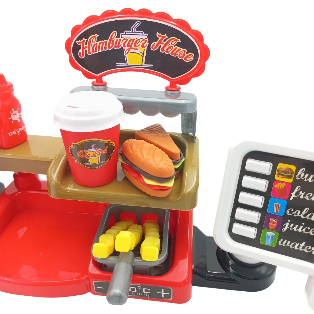 Fast food xxl sklep restauracja kasa + dystrybutor napojów