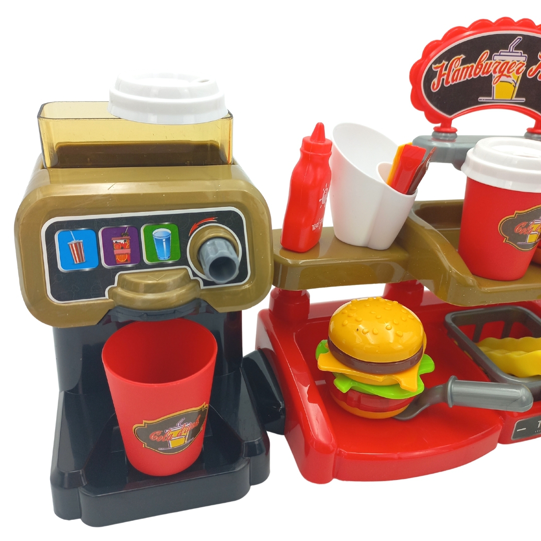 Fast food xxl sklep restauracja kasa + dystrybutor napojów