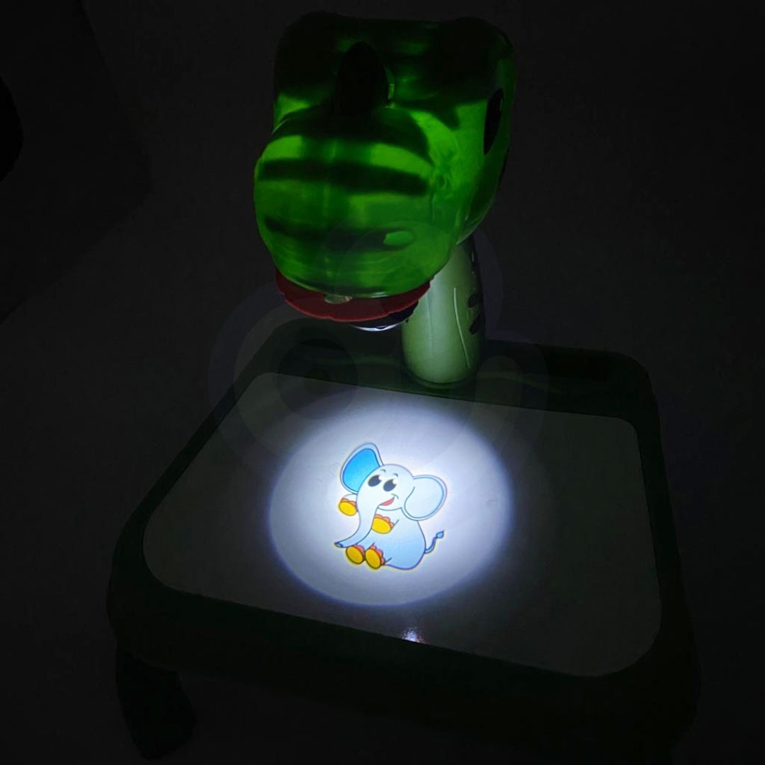 Drawing board dinosaur projector + markers