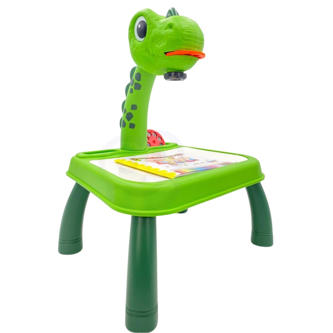 Drawing board dinosaur projector + markers