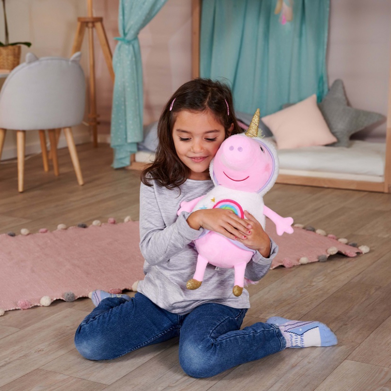 SIMBA Świnka Peppa Maskotka Jednorożec Unicorn 38cm