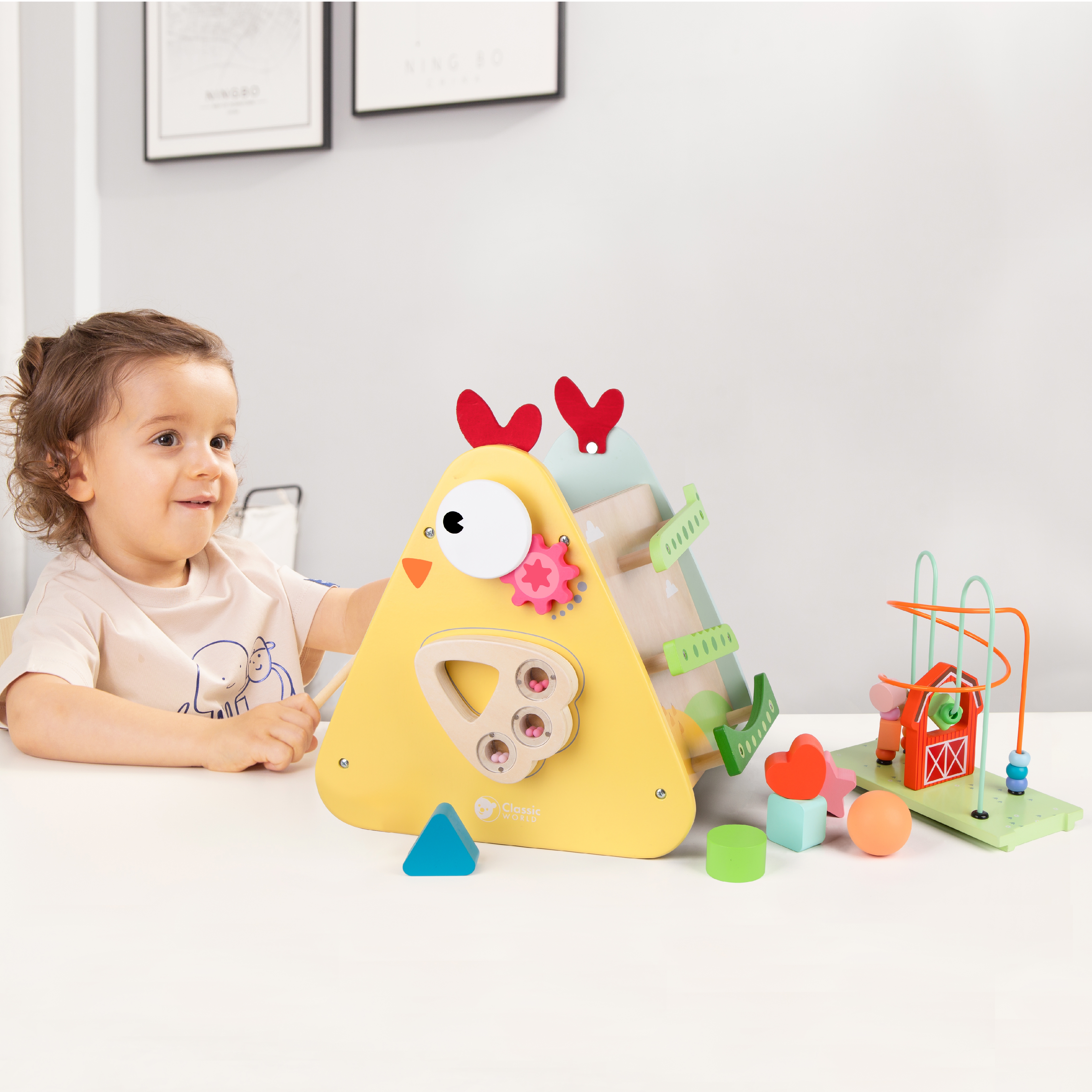 Kostka montessori 10w1 szczęśliwa farma xxl