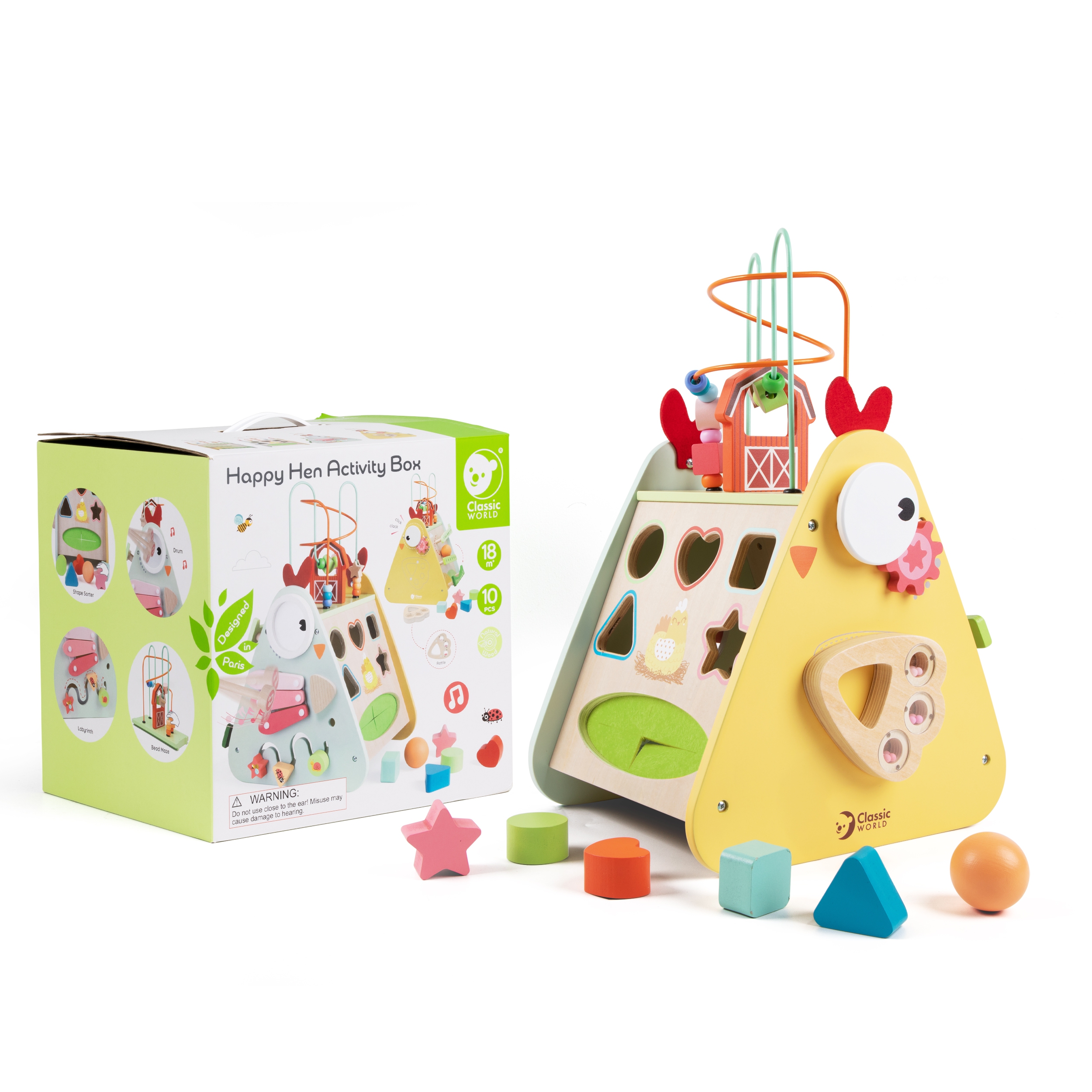 Kostka montessori 10w1 szczęśliwa farma xxl