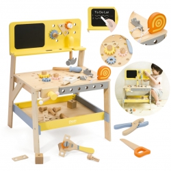 CLASSIC WORLD Wooden Tool Workshop with Chalkboard