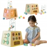 CLASSIC WORLD Wooden Educational Sensory Cube 6in1