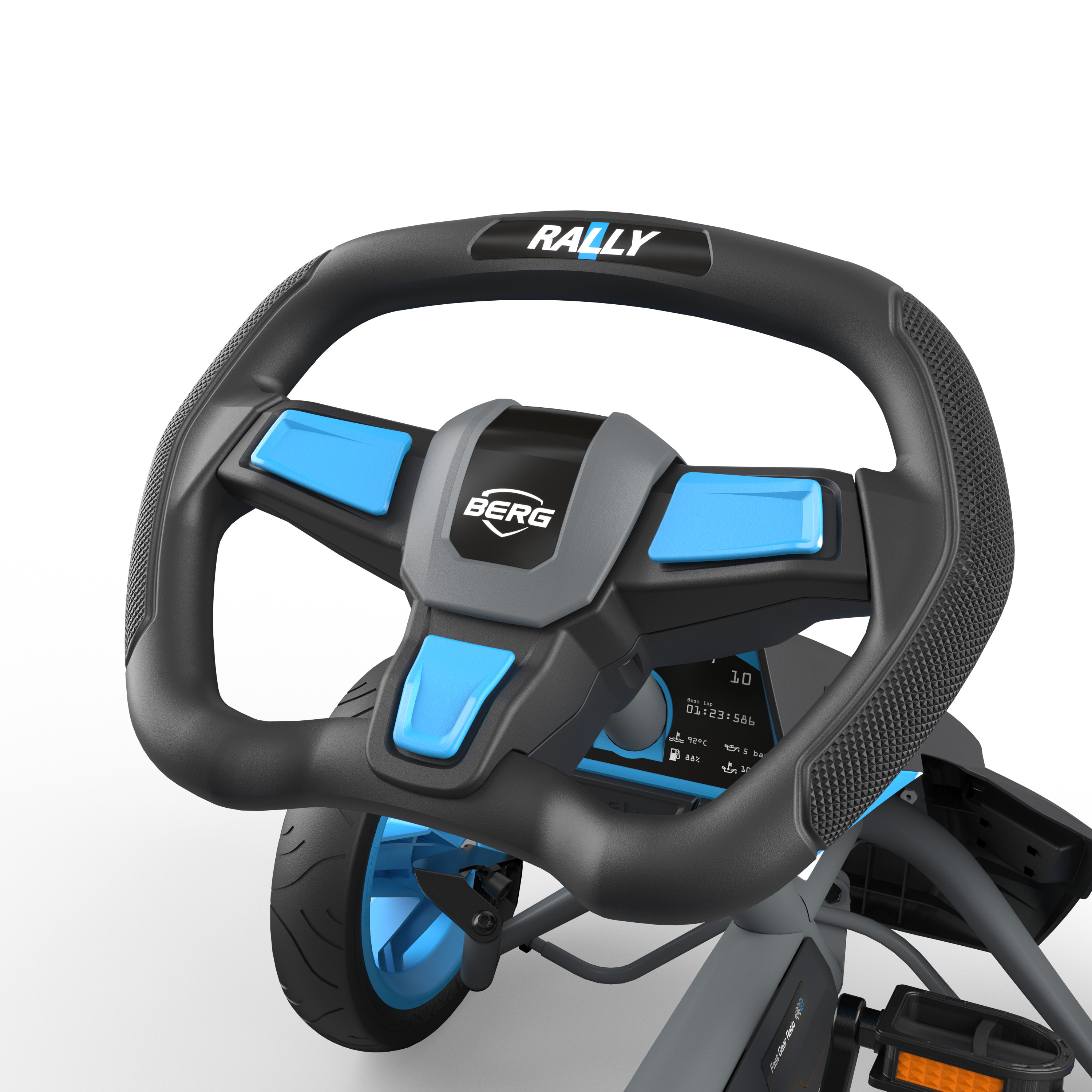 Gokart na pedały rally apx blue bfr 4-12 lat do 60 kg