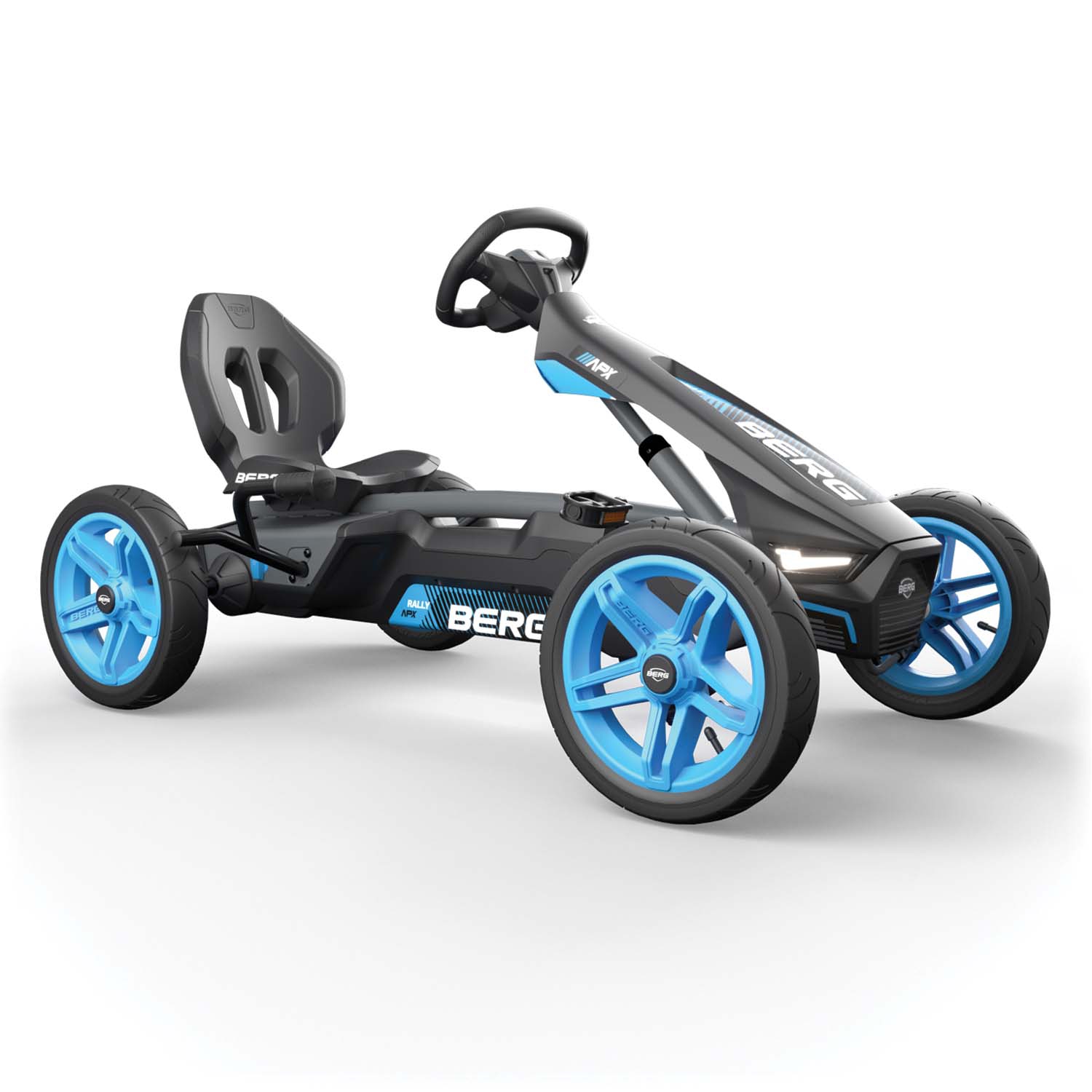 Gokart na pedały rally apx blue bfr 4-12 lat do 60 kg