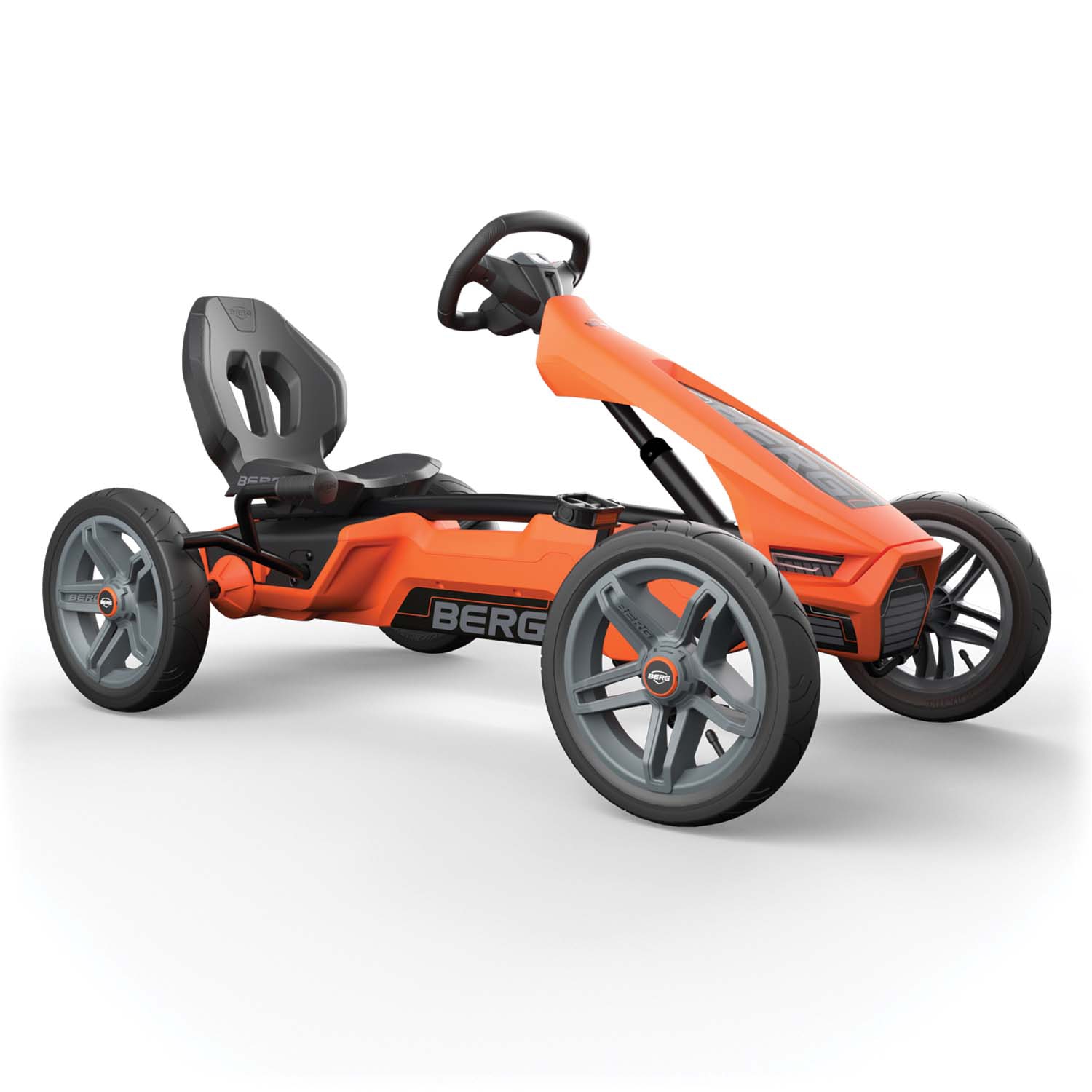 Gokart na pedały rally nrg orange bfr 4-12 lat do 60 kg