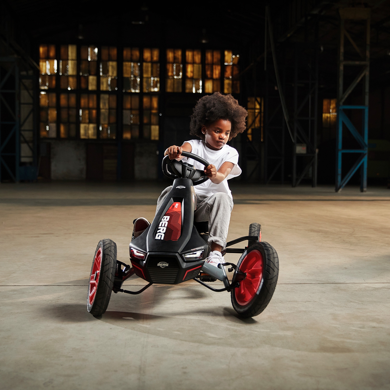 Gokart na pedały rally apx red bfr-3 4-12 lat do 60 kg