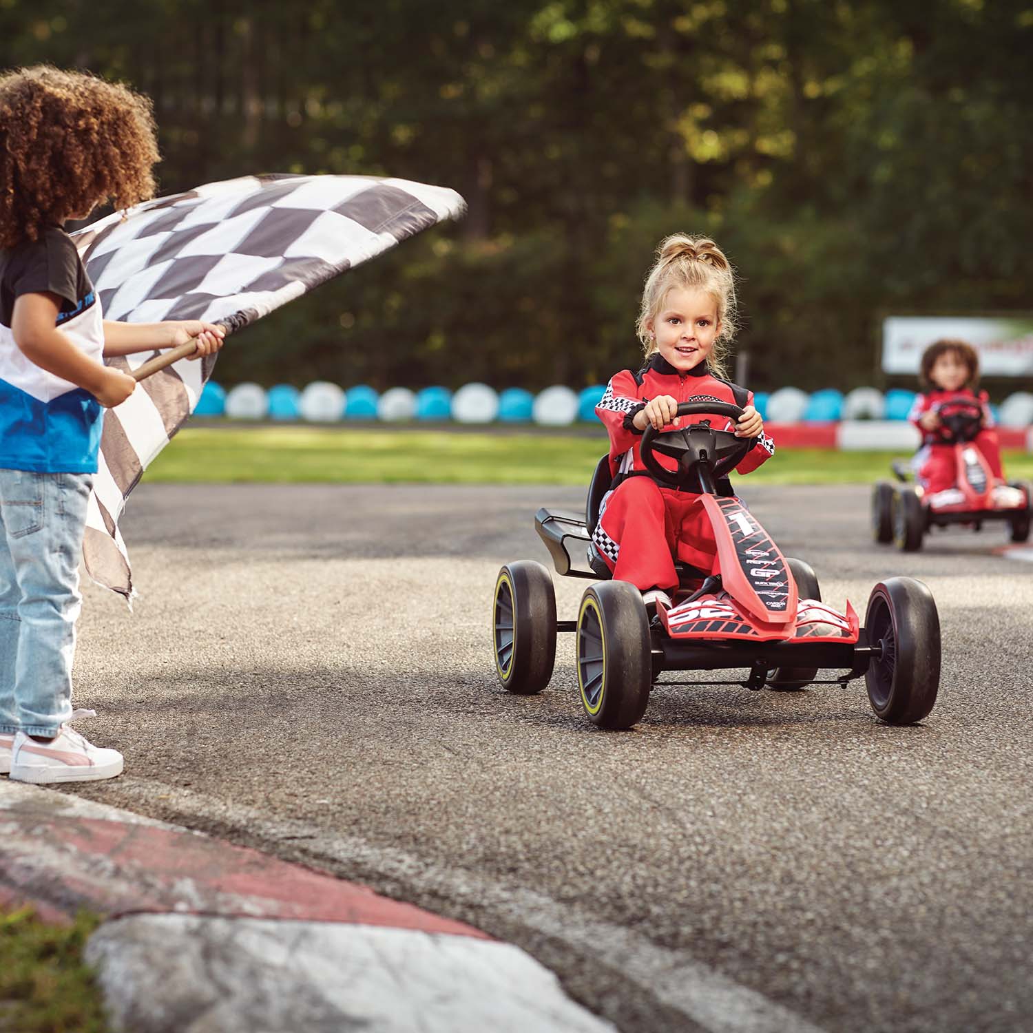 Gokart na pedały reppy gp ciche koła 2,5 - 6 lat do 40 kg
