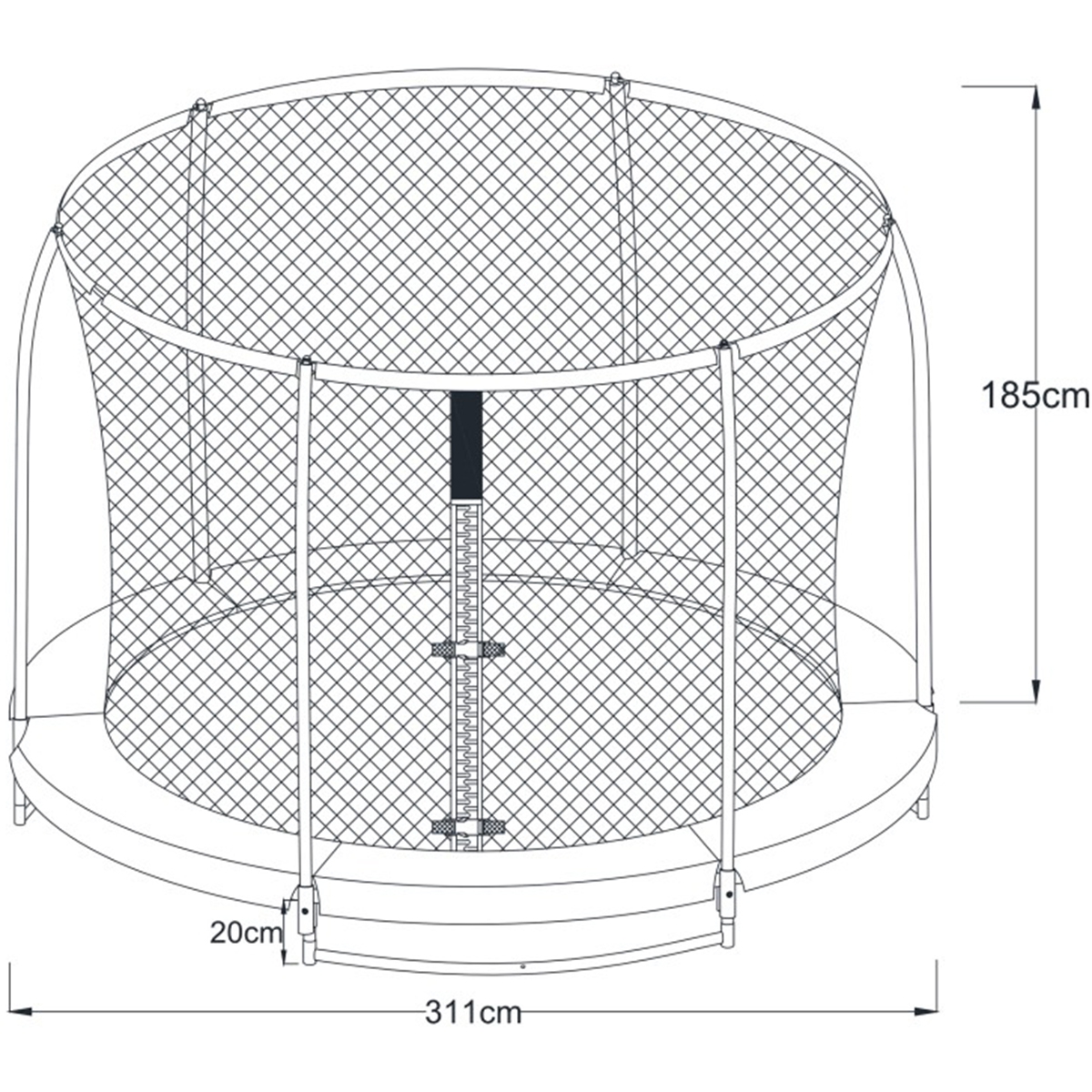 Trampolina bostonn 305 cm + siatka