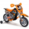 Feber Orange Cross Motorcycle with 6V Battery for Kids