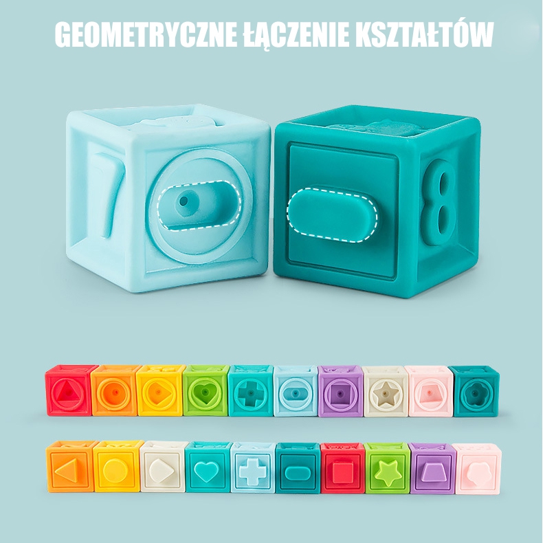Sensory puzzles squeeze puzzle sound learning to count 20 el.