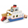 VIGA Wooden Ship Captain Cars 4pcs.