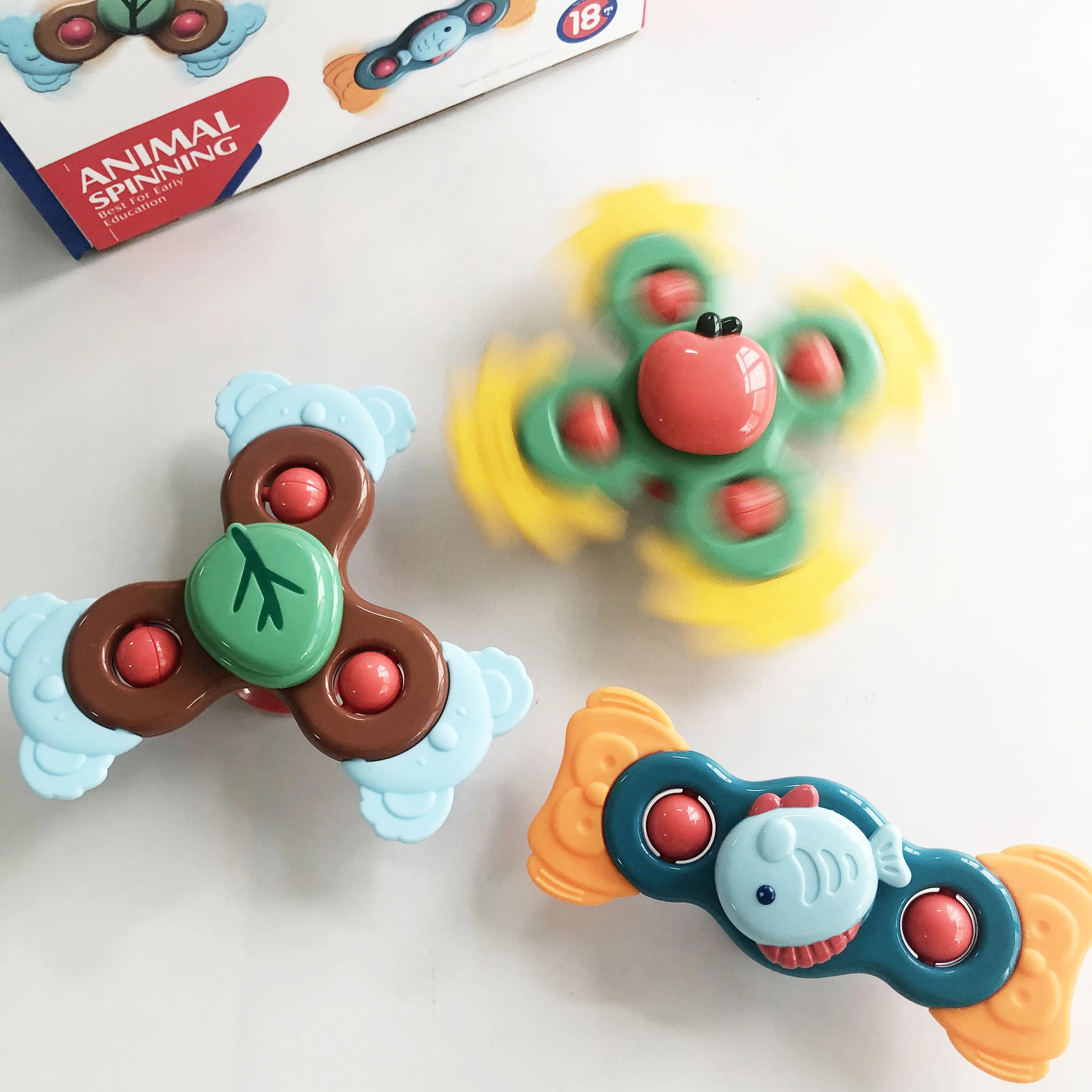 Spiner zabawka sensoryczna edukacyjna 3w1 kolorowe