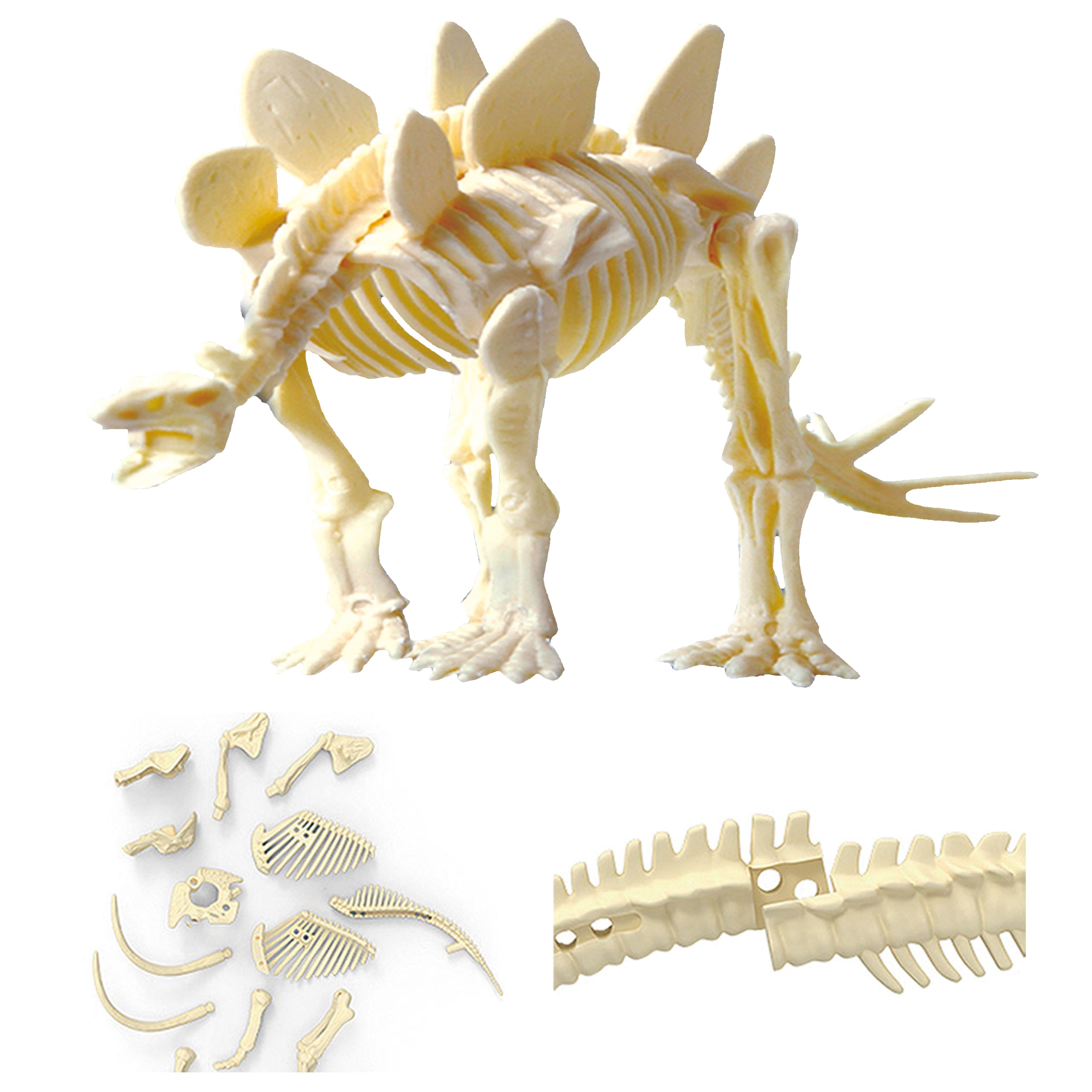 Zabawka kreatywna dinozaur szkielet wykopalisko archeologiczne