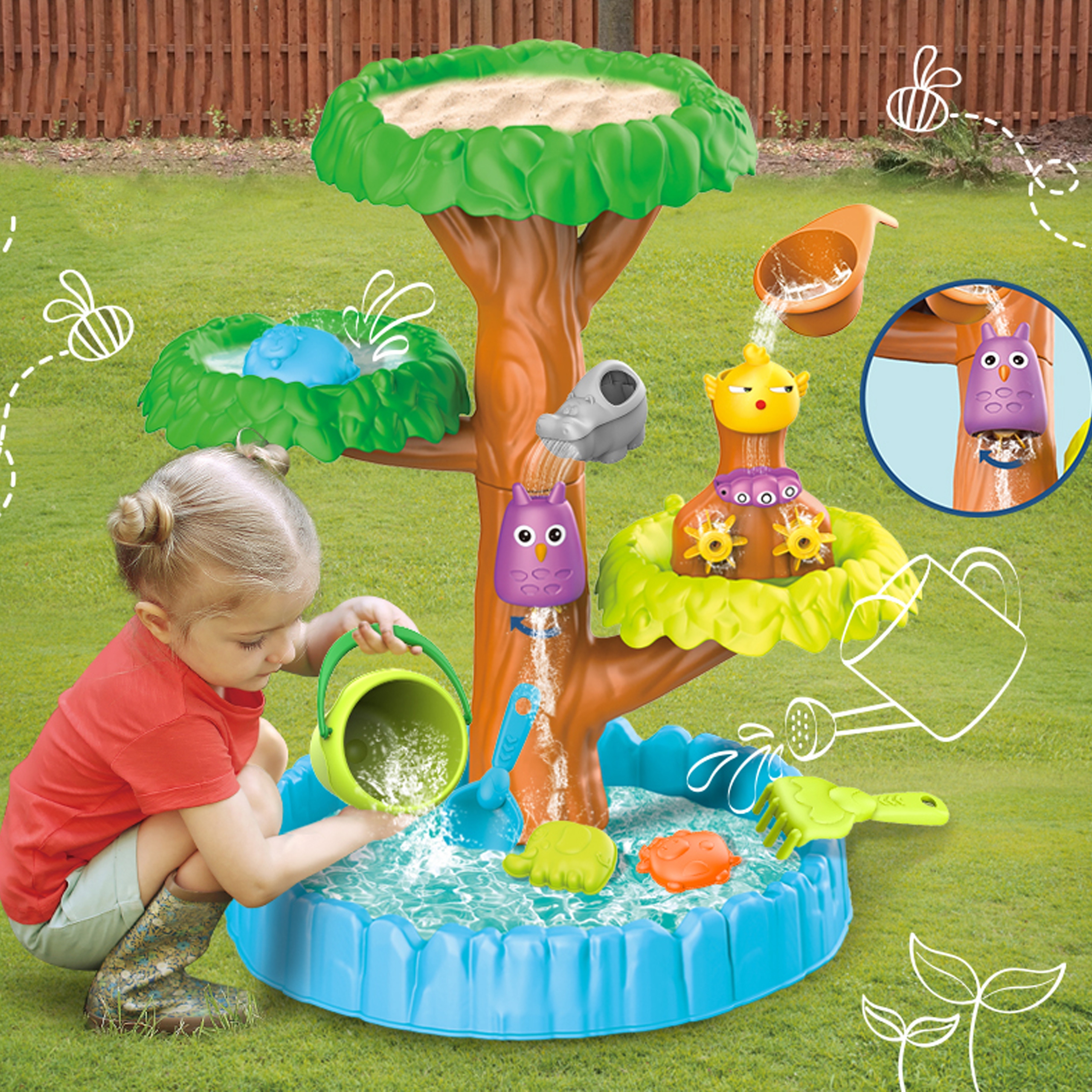 Magiczne Drzewko 2w1 – Wodny Plac Zabaw