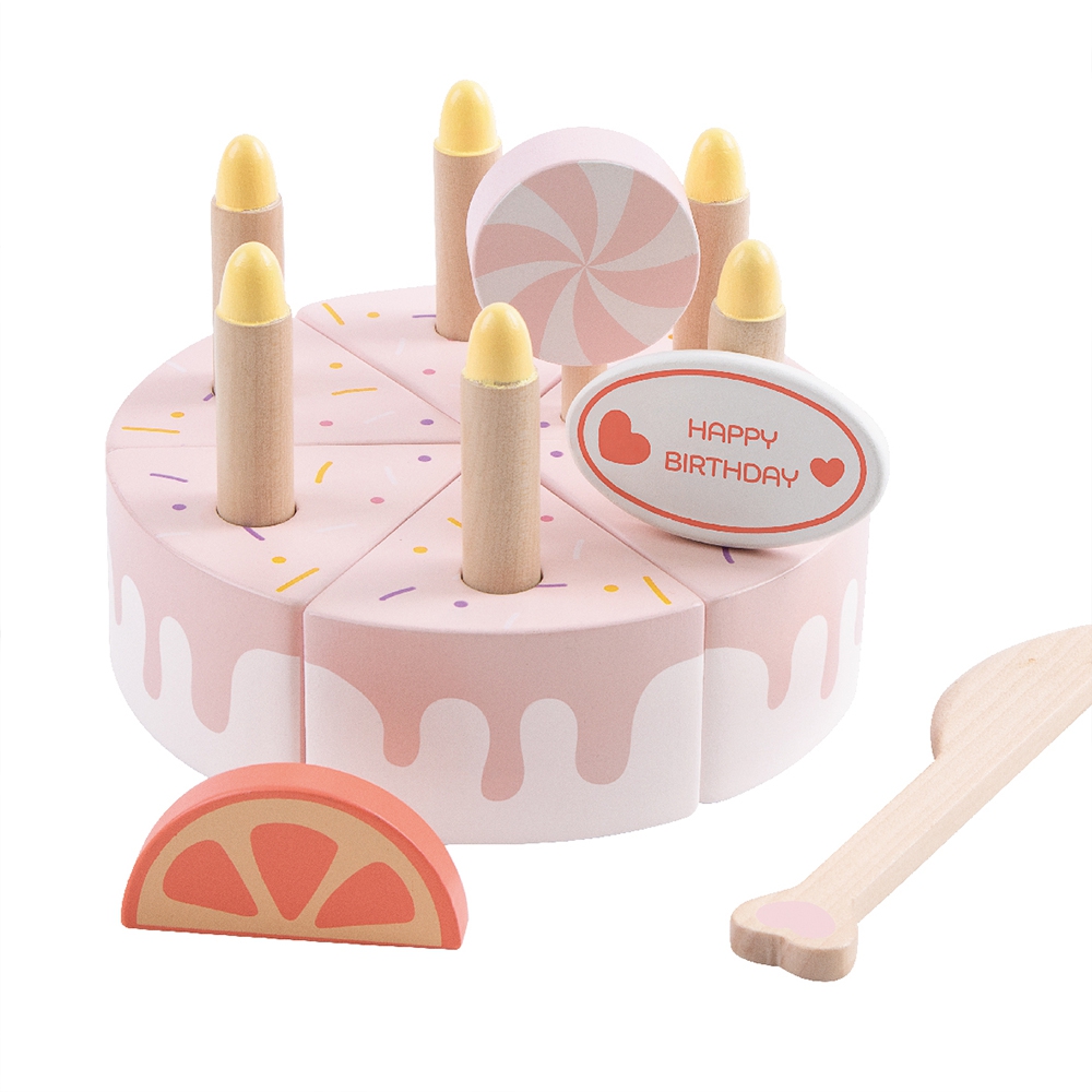 Magiczny Drewniany Tort Urodzinowy Classic World