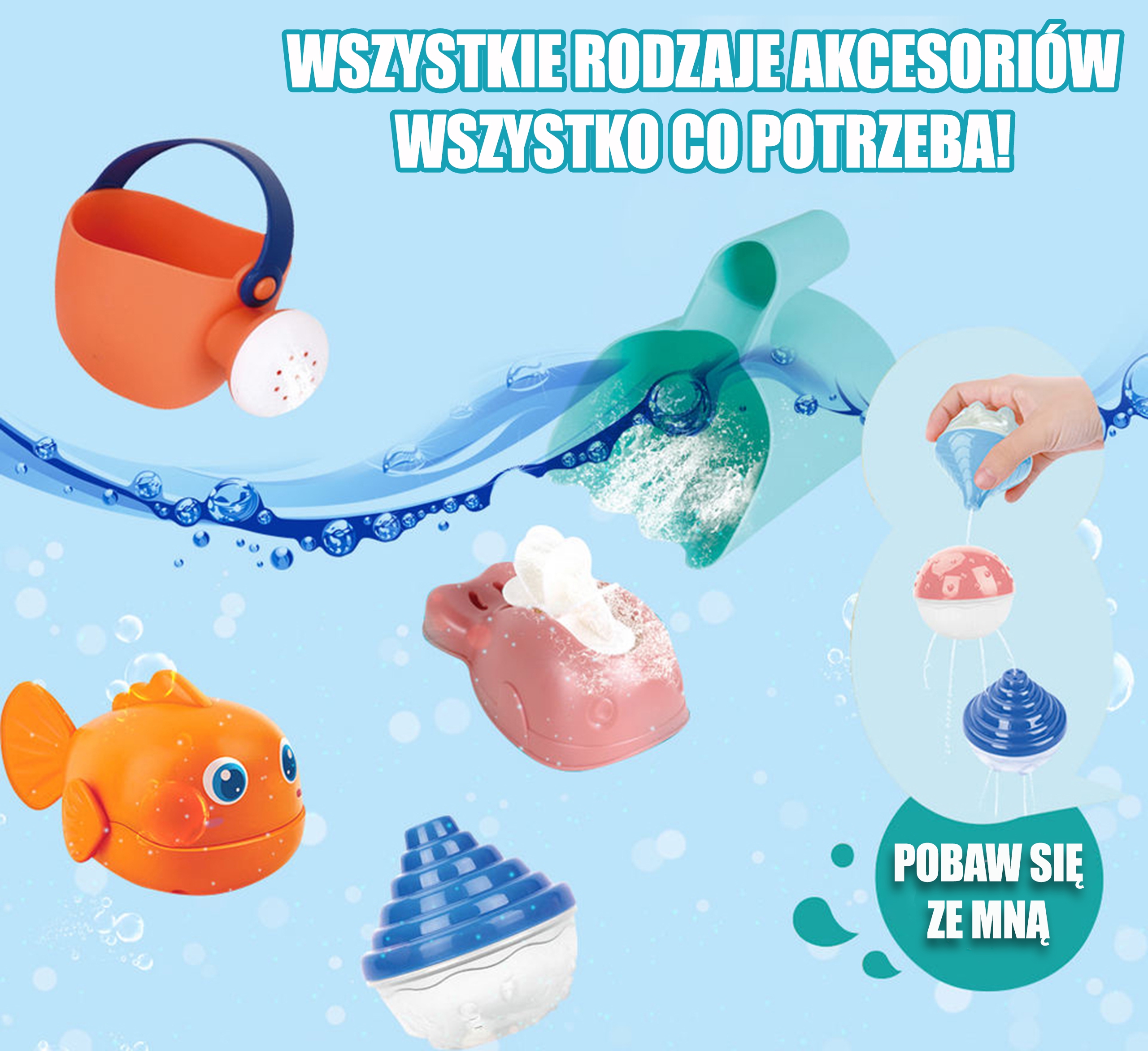 Wodny Raj 2w1 - Piaskownica i Wodospad