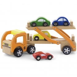 Wooden trailer with cars Viga Toys