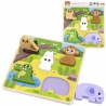 VIGA Wooden Puzzle Puzzle Animals Forest to Match