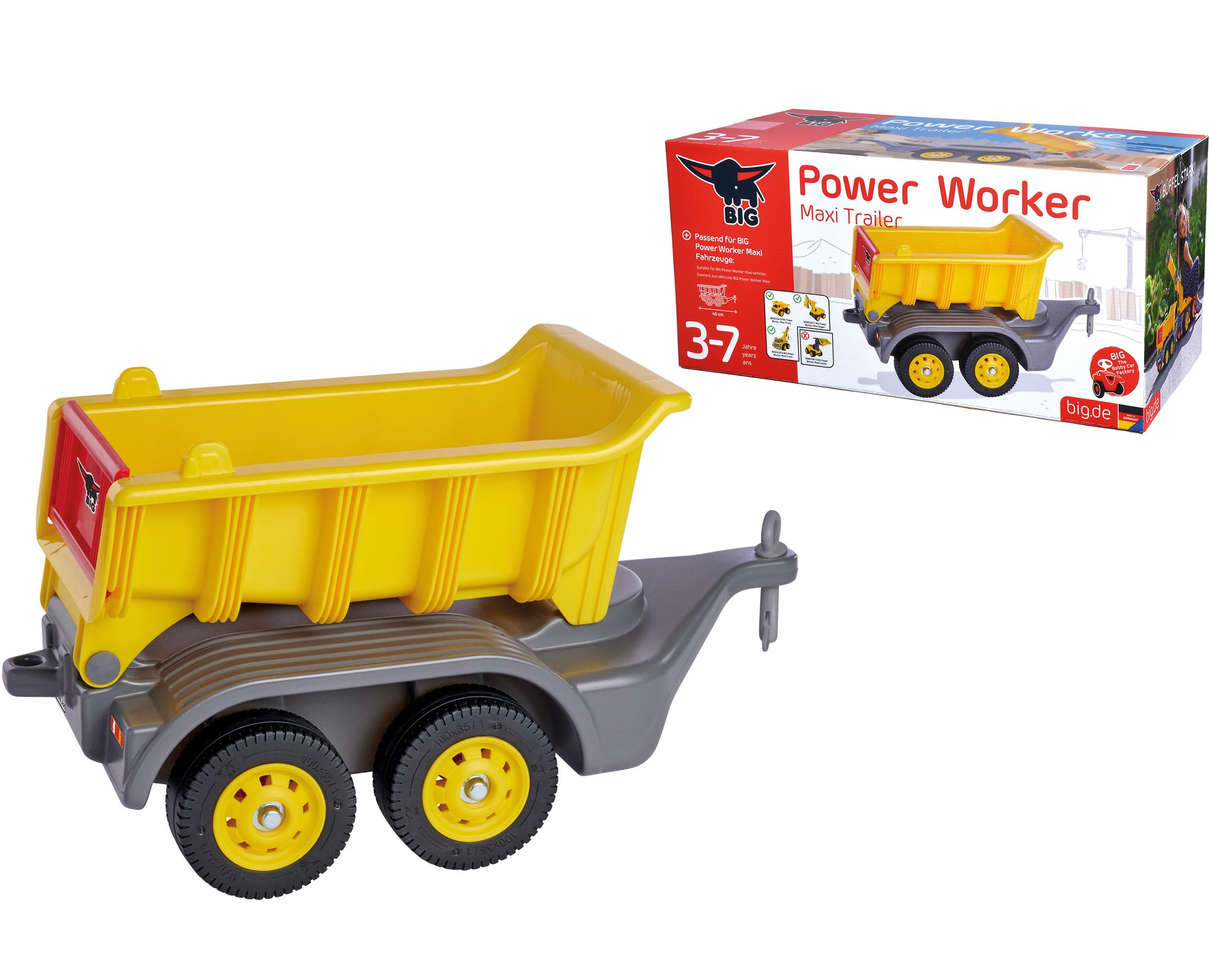 Przyczepka do jeździków power worker maxi ruchoma platforma