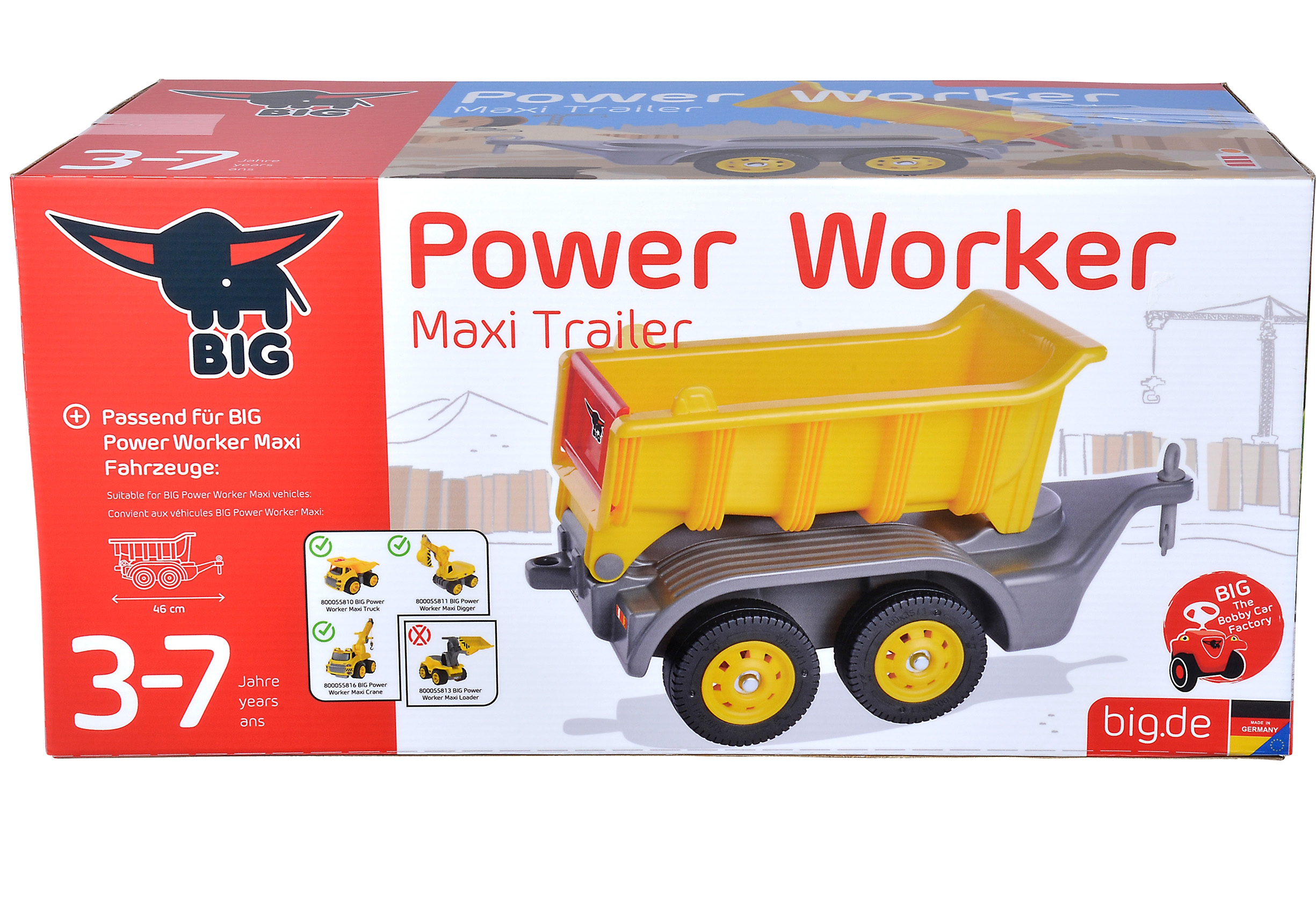 Przyczepka do jeździków power worker maxi ruchoma platforma