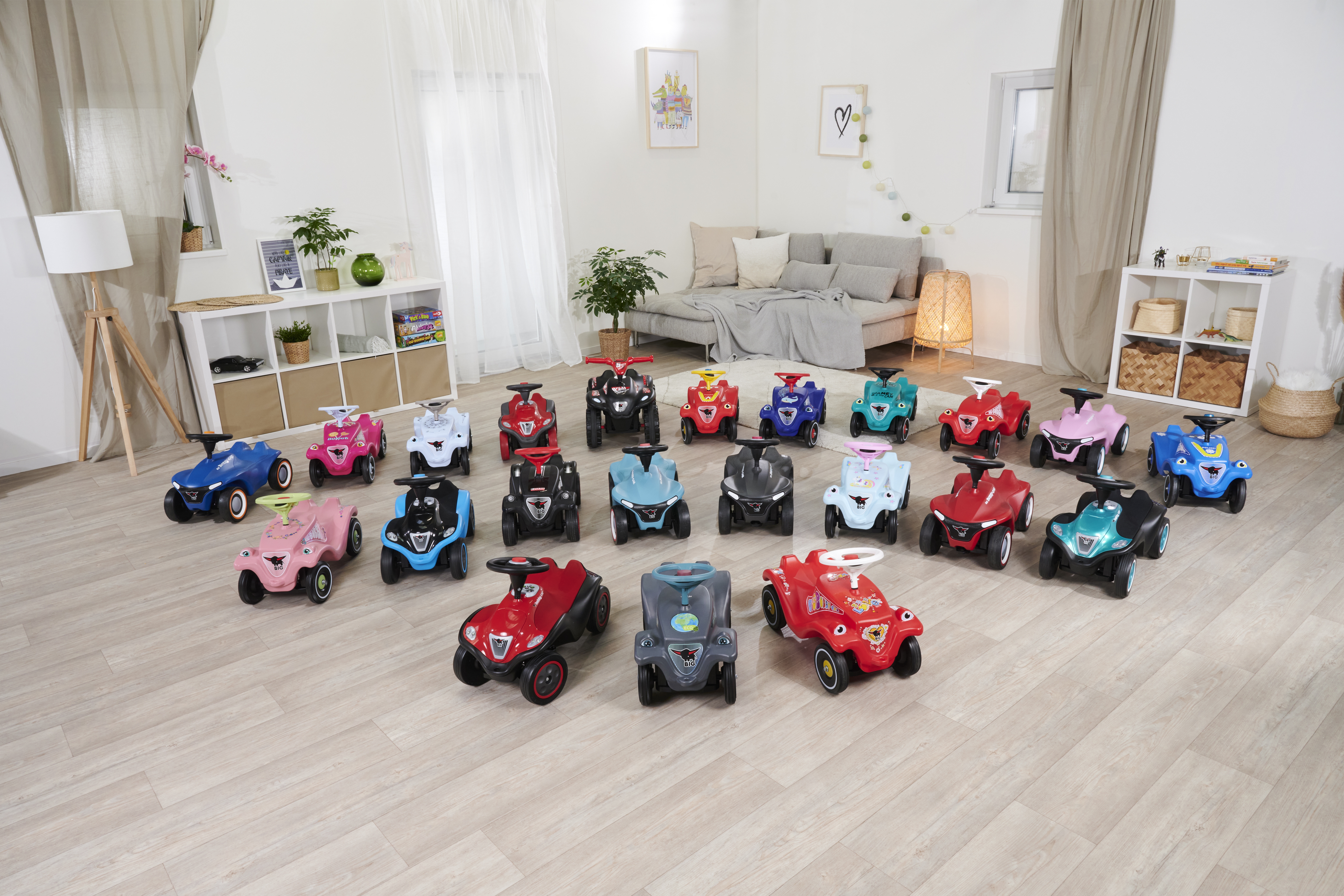 Jeździk bobby car classic z klaksonem jednorożec