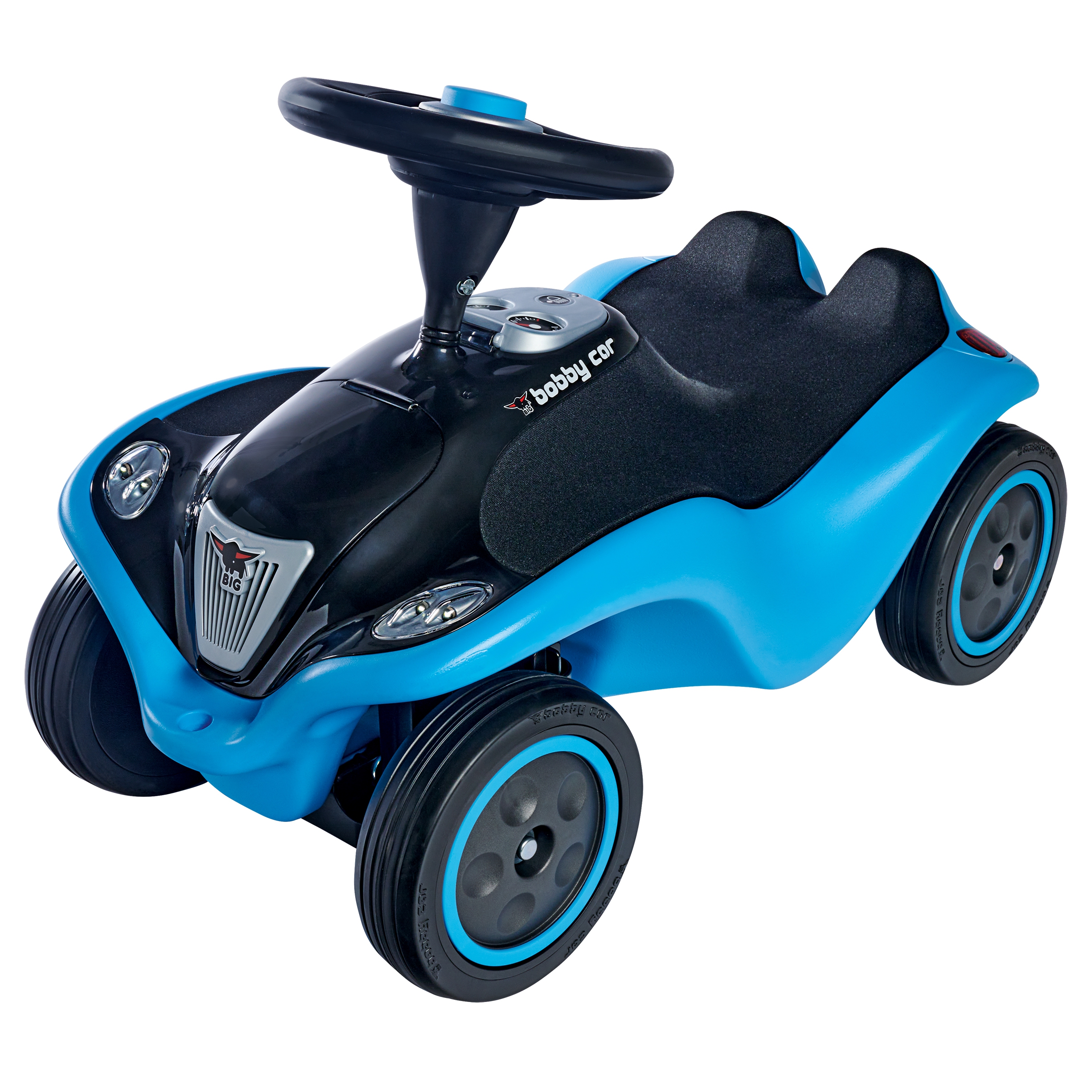 Jeździk next blue bobby car z klaksonem i światłami