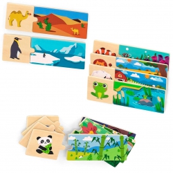 VIGA Puzzle Logiczne Ze Zwierzętami Układanka