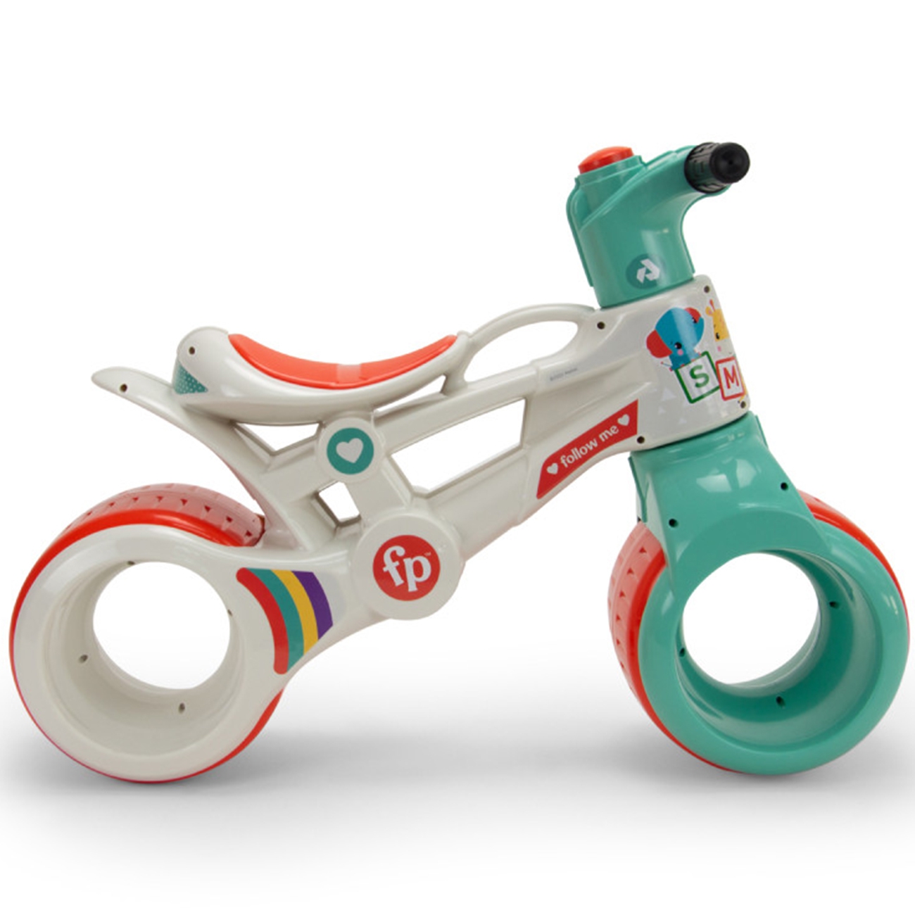 Jeździk rowerek biegowy fisher price szerokie koła