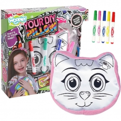 WOOPIE ART&FUN Zestaw Do Malowania Poduszka, Kolorowanka,Plecak