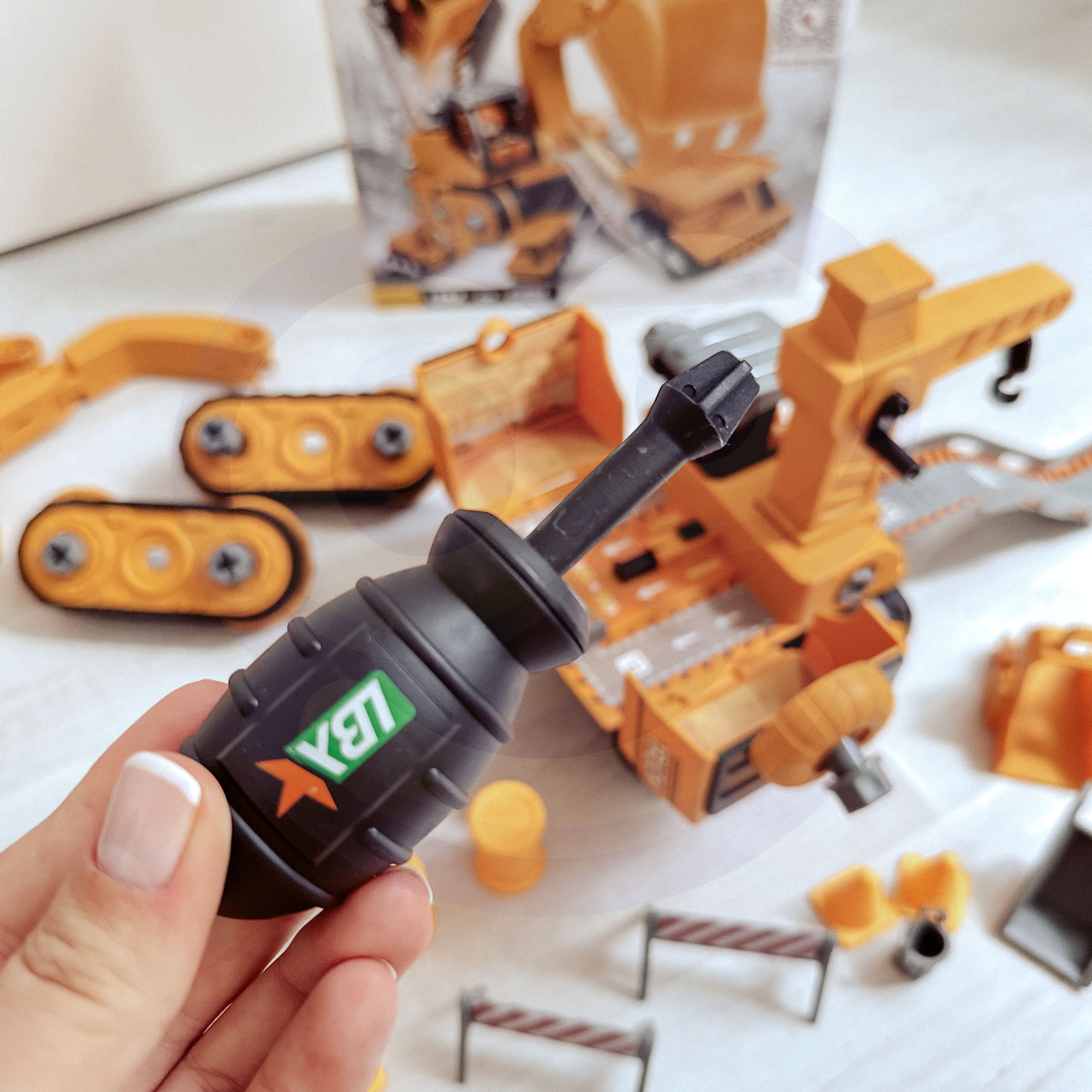 Mega plac budowy 5w1 zestaw xxl do skręcania diy