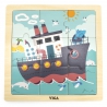 VIGA Handy Wooden Puzzle Ship 9 pieces