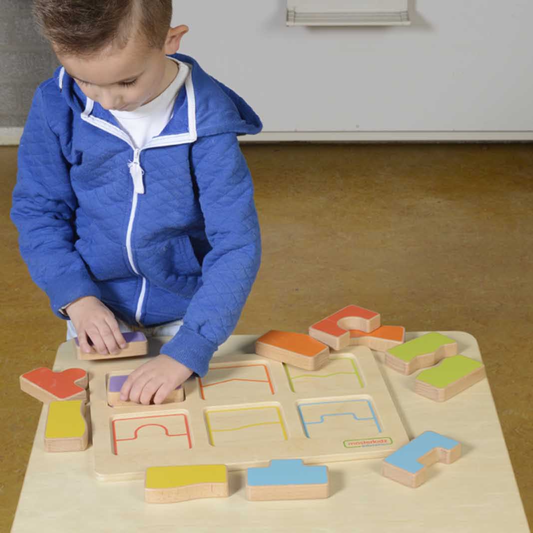 Tablica edukacjna sorter dopasowanie kształty i kolory