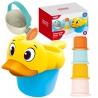 WOOPIE BABY Bathing Water Toy Bucket with Duck and Watering Can + Cups.