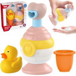 WOOPIE BABY Bath Toys Cup + Duck + Soap Dispenser Set.