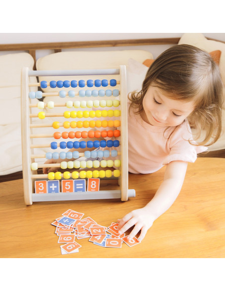 Drewniane Liczydło z działaniami matematycznymi Classic World