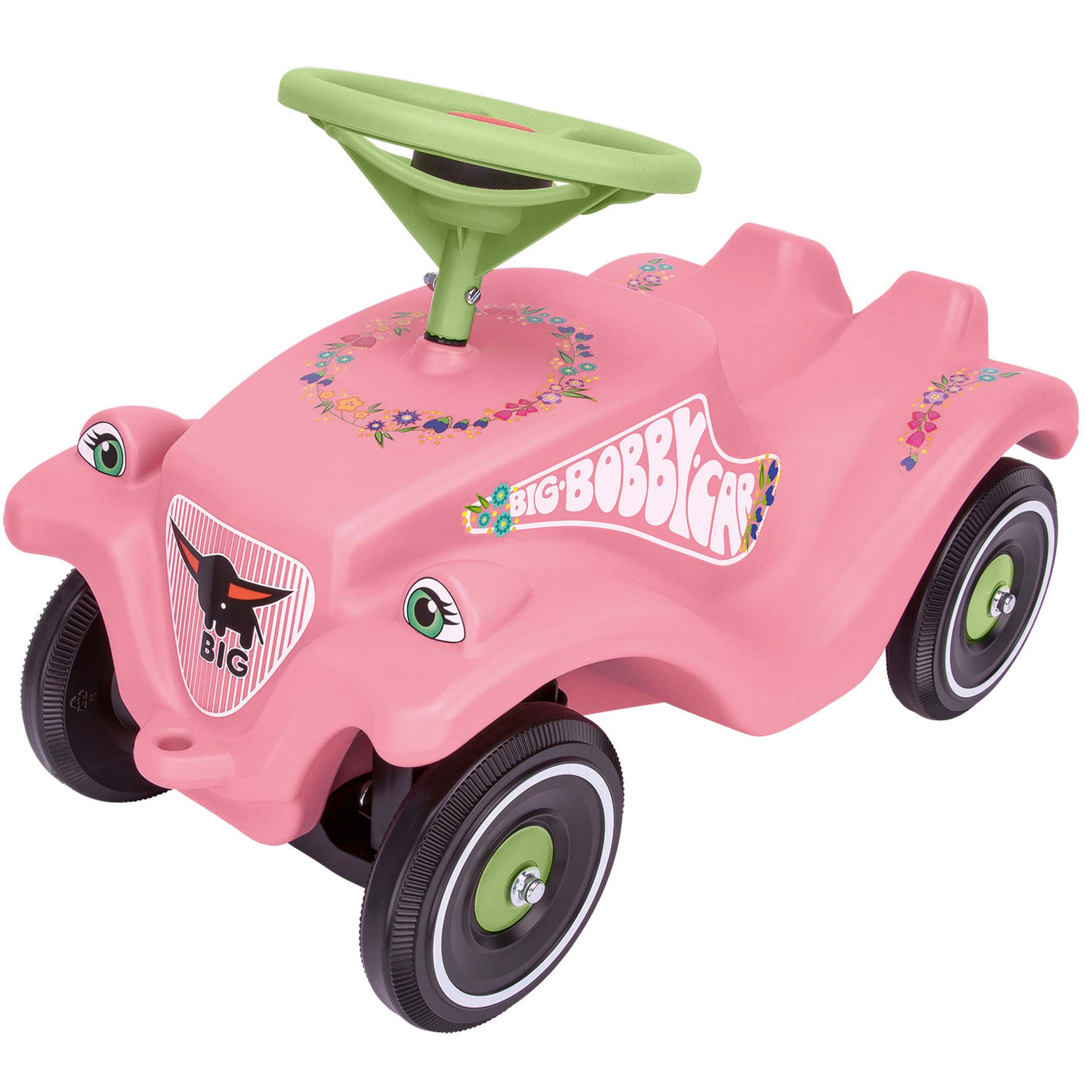 Jeździk bobby car classic flower różowy