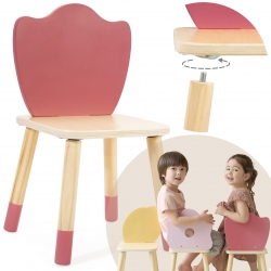 CLASSIC WORLD Pastel Grace Chair for Kids 3+ (Tulip)