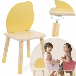 CLASSIC WORLD Pastel Grace Chair for Kids 3+ (Lemon)