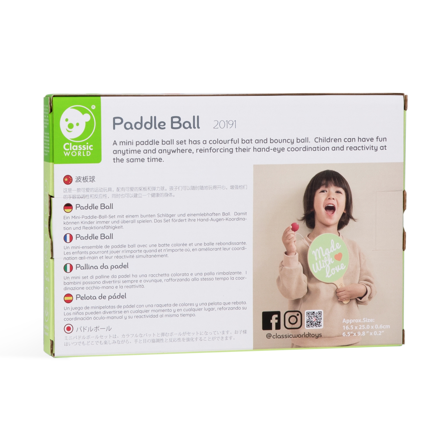 Gra zręcznościowa paddle ball 3+