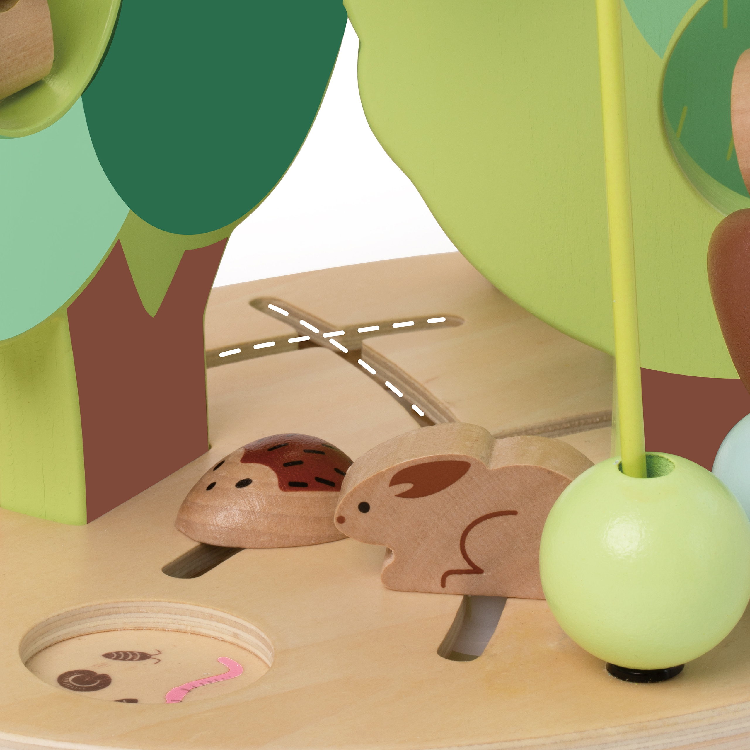 Edukacyjny labirynt przeplatanka forest life 18m+ fsc
