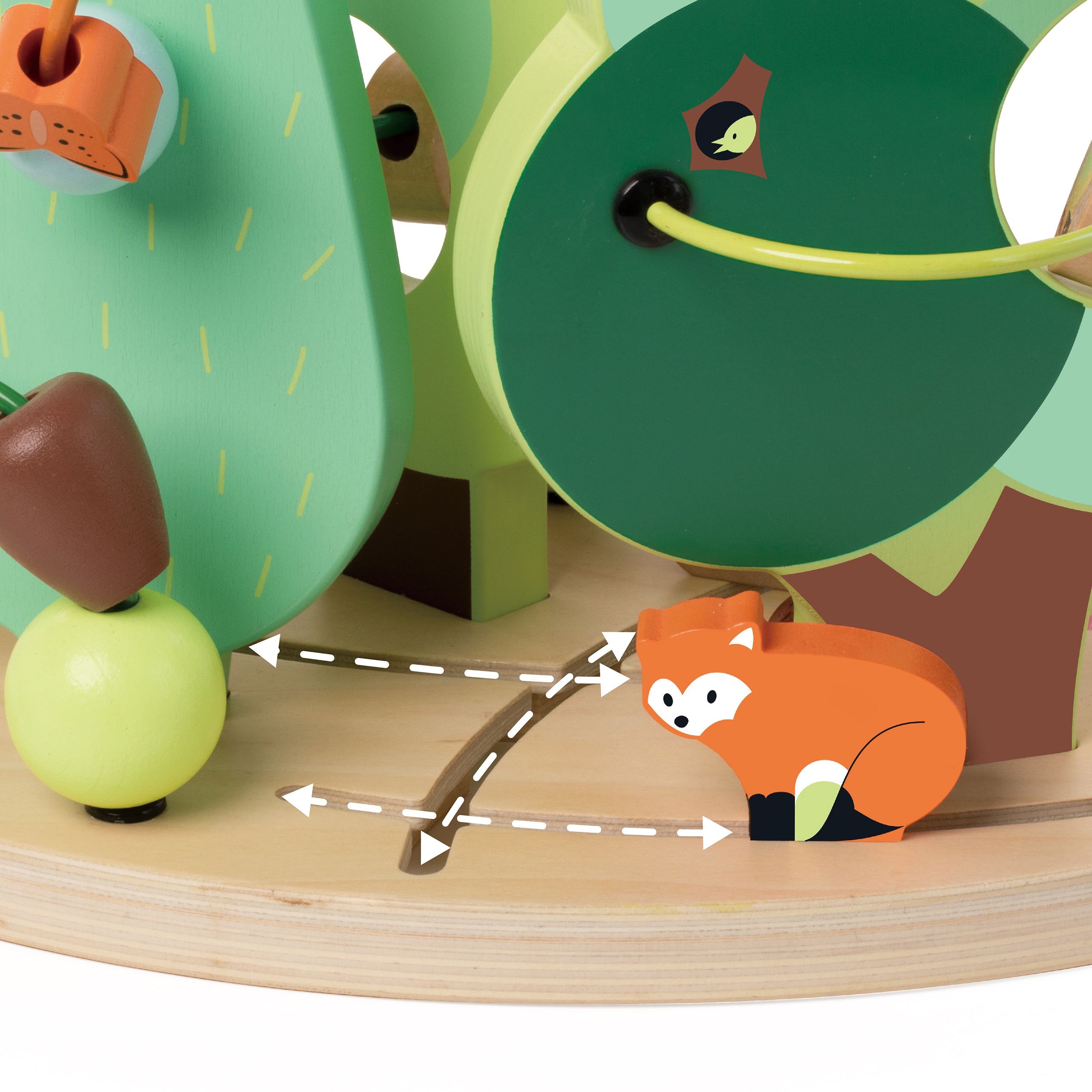 Edukacyjny labirynt przeplatanka forest life 18m+ fsc