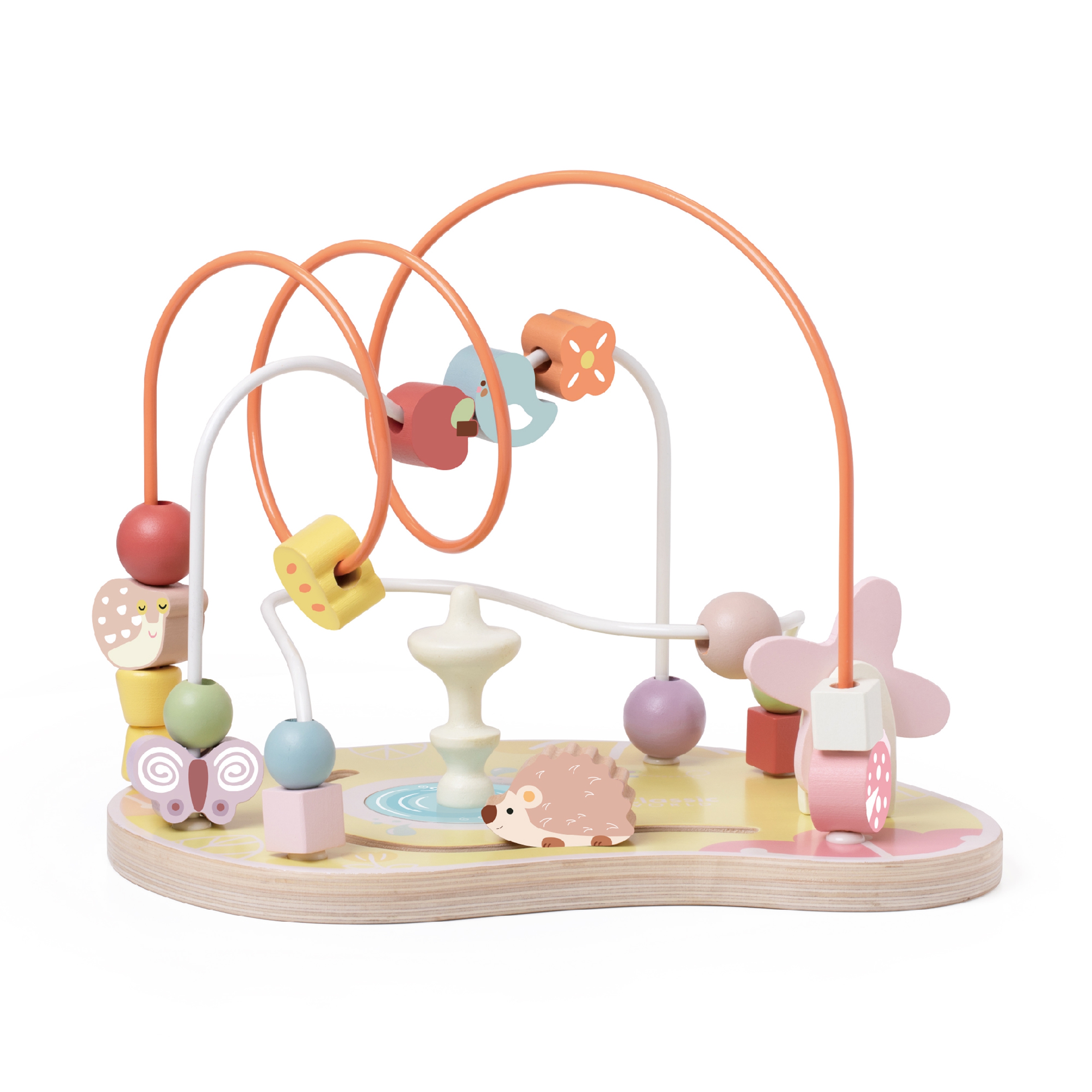 Edukacyjny labirynt przeplatanka grace garden beads 18m+ fsc